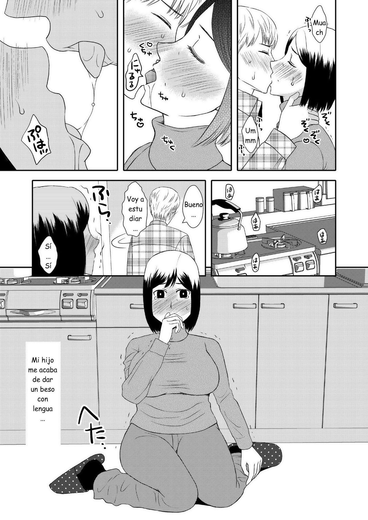 Kaasan to Koibito Seikatsu 1 | El amante de mama 01 - Page 9 - Comic Porn  XXX