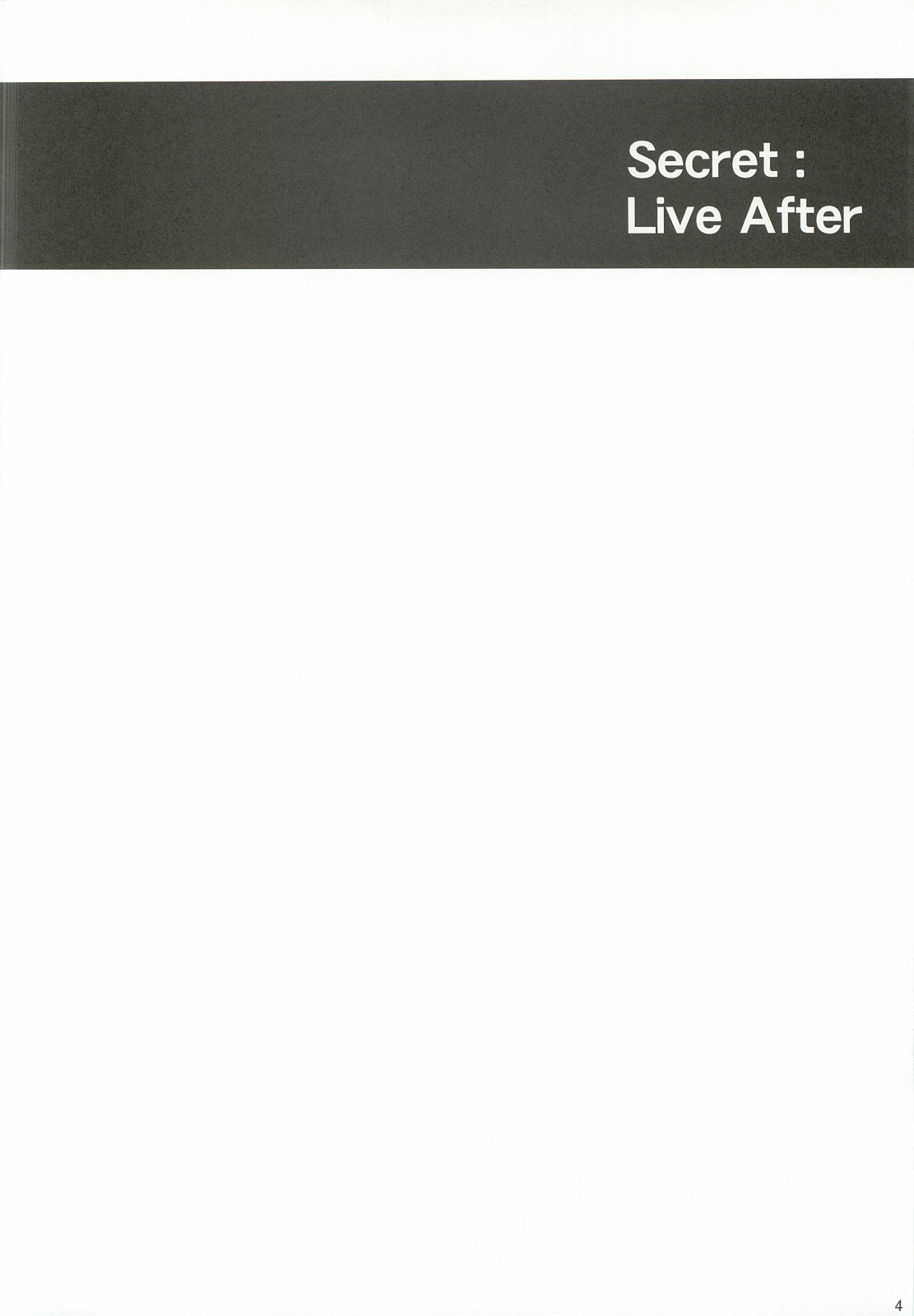 Secret: Live After page 3 full