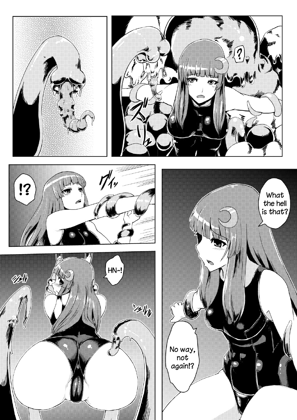 Sukumizu Patchouli Shokushu Jigoku | School Swimsuit Patchouli - Tentacle Hell page 9 full