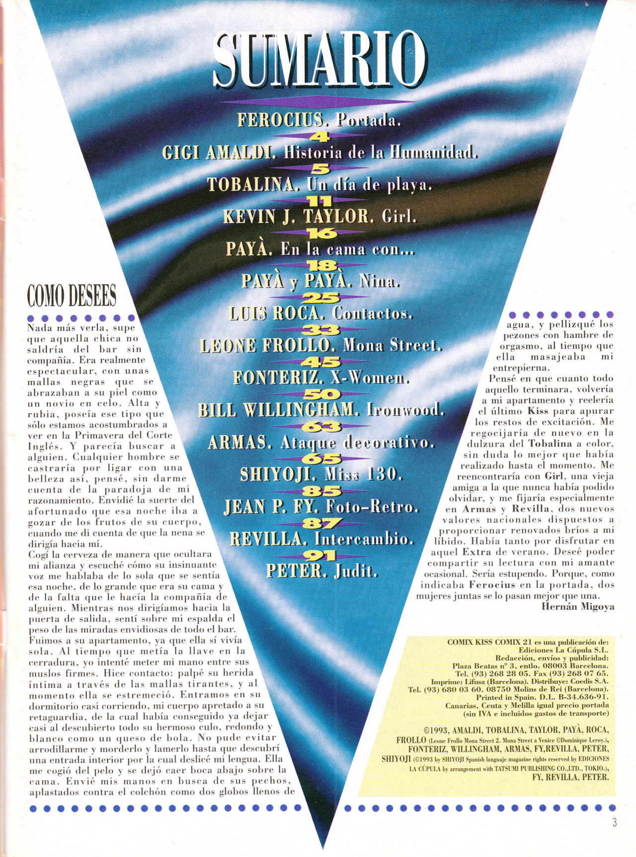 Kiss Comix #021 page 3 full