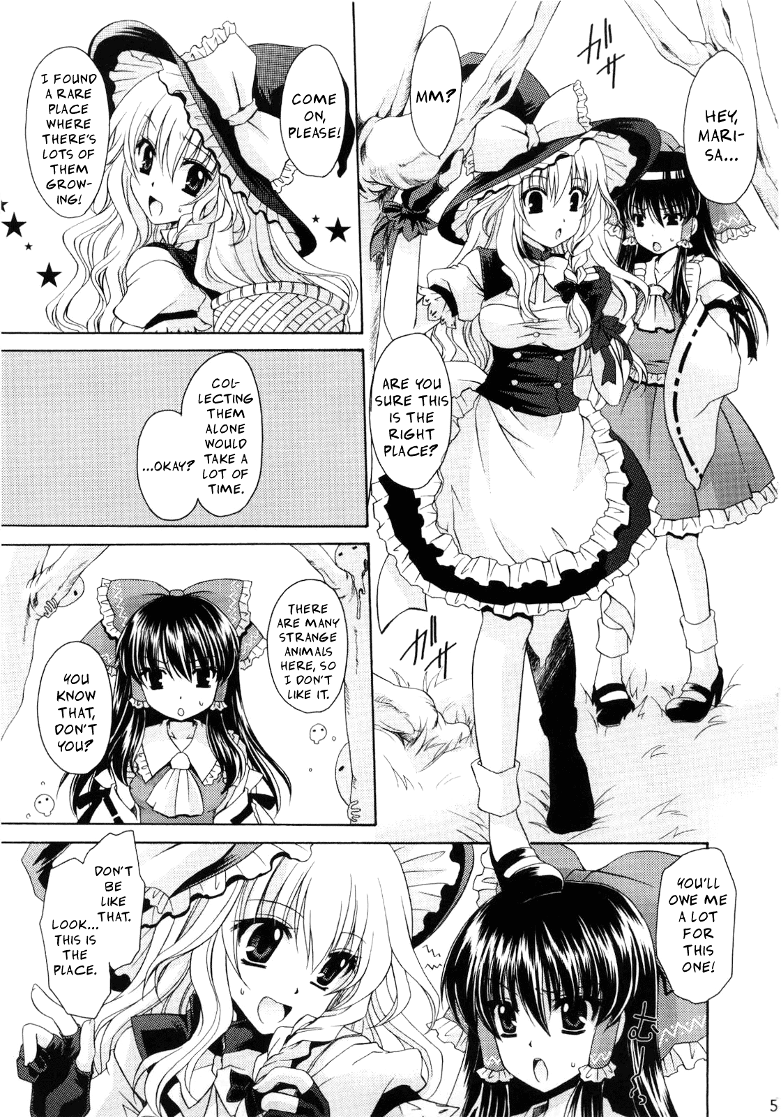 Marisa, Mushrooms, and Fiendish Miko page 5 full