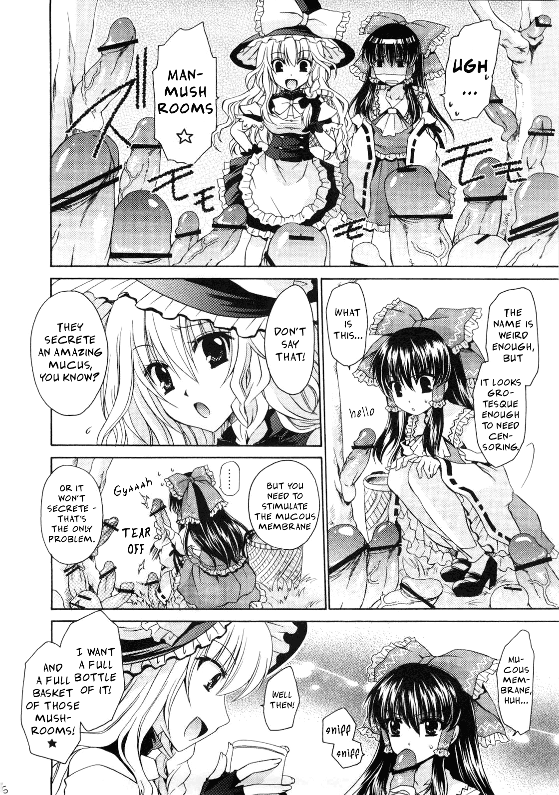 Marisa, Mushrooms, and Fiendish Miko page 6 full