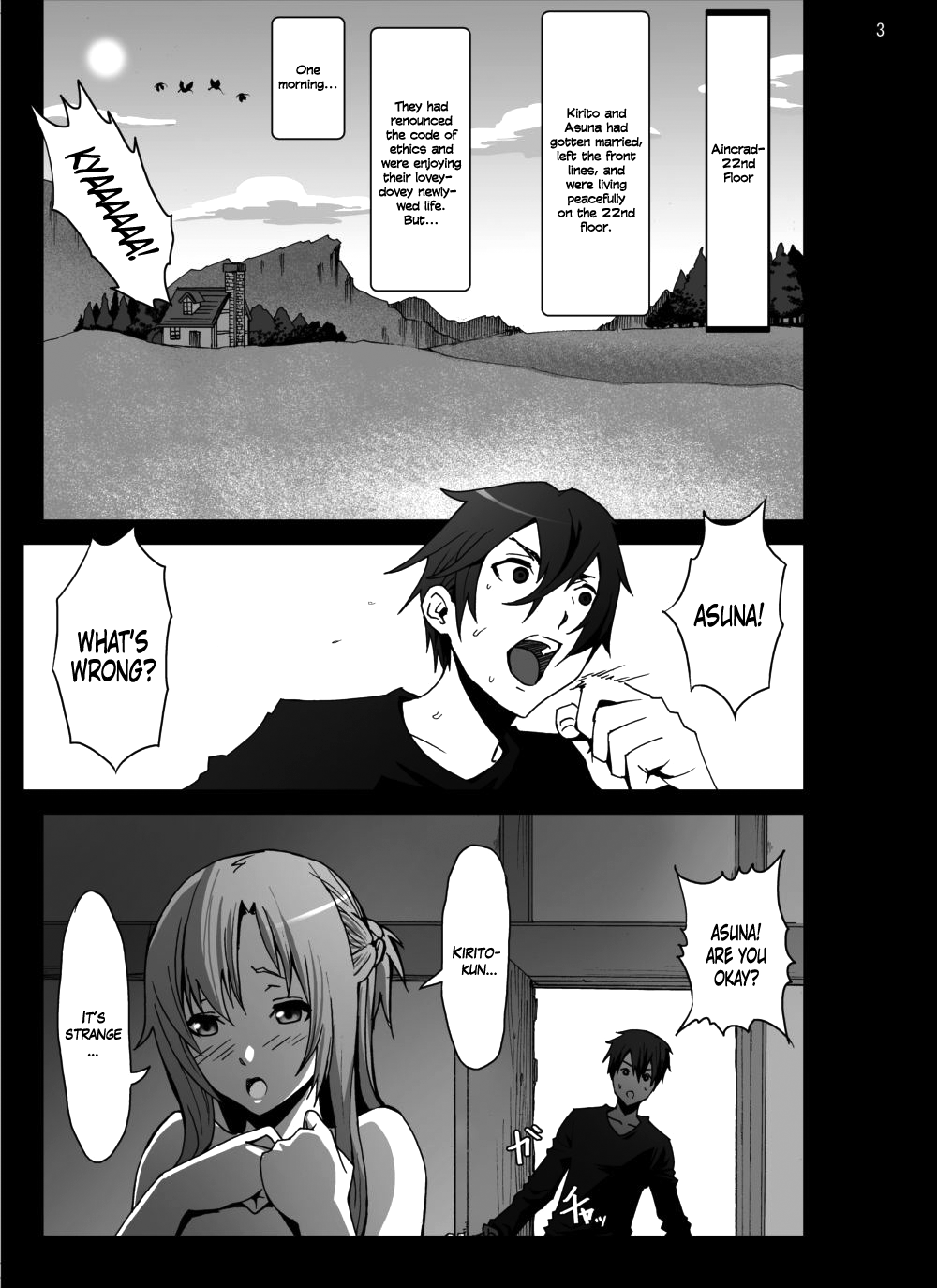 Asuna o Bakunyuu ni Shite Mita | I Gave Asuna Giant Tits page 3 full