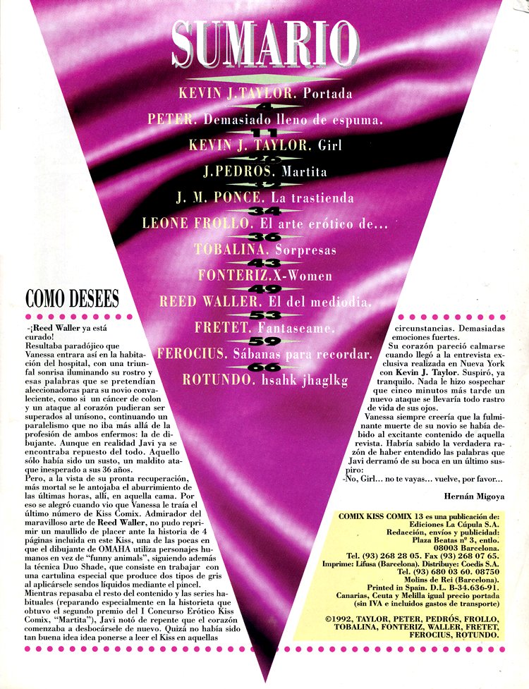 Kiss Comix #013 page 3 full
