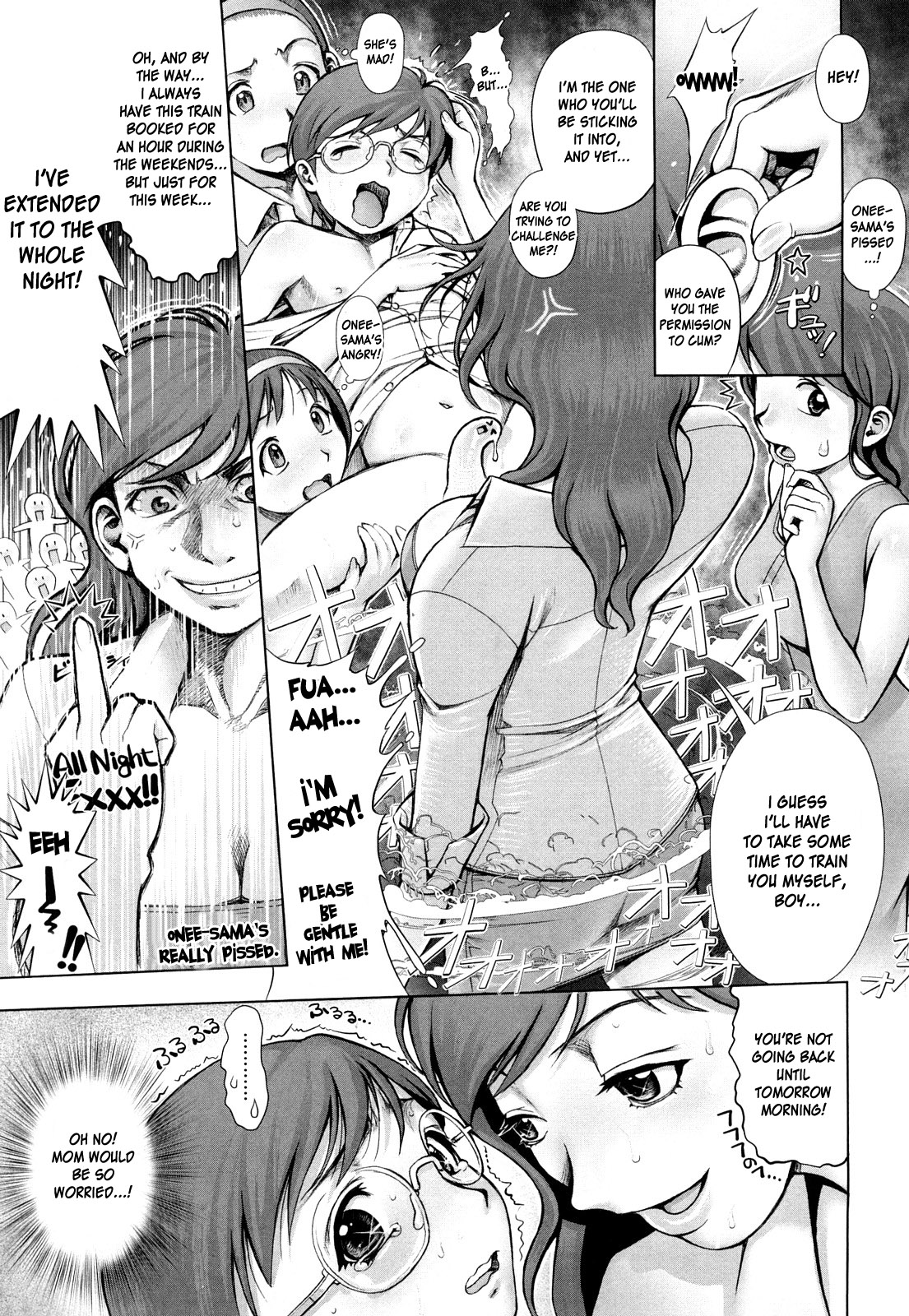 Manin Densha de XXX All Night Long... 2 | XXX All Night Long in a Rush Hour Train Part 2 page 9 full
