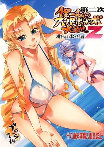 (C80) [Bronco Hitoritabi (Uchi-Uchi Keyaki)] Dainiji Boku no Watashi no Super Bobobbo Taisen Z Oneechan to Ceony-chan Hen (Super Robot Wars Z 2nd) [Digital] cover
