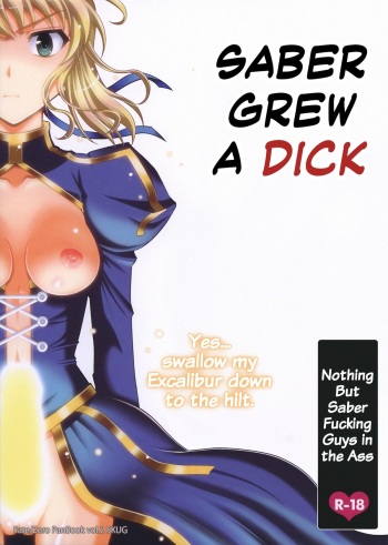 (C82) [SKUG (BUSHI)] Saber ni Chinko ga Haeru Hon | Saber Grew a Dick (Fate/Zero) [English] =SW= cover