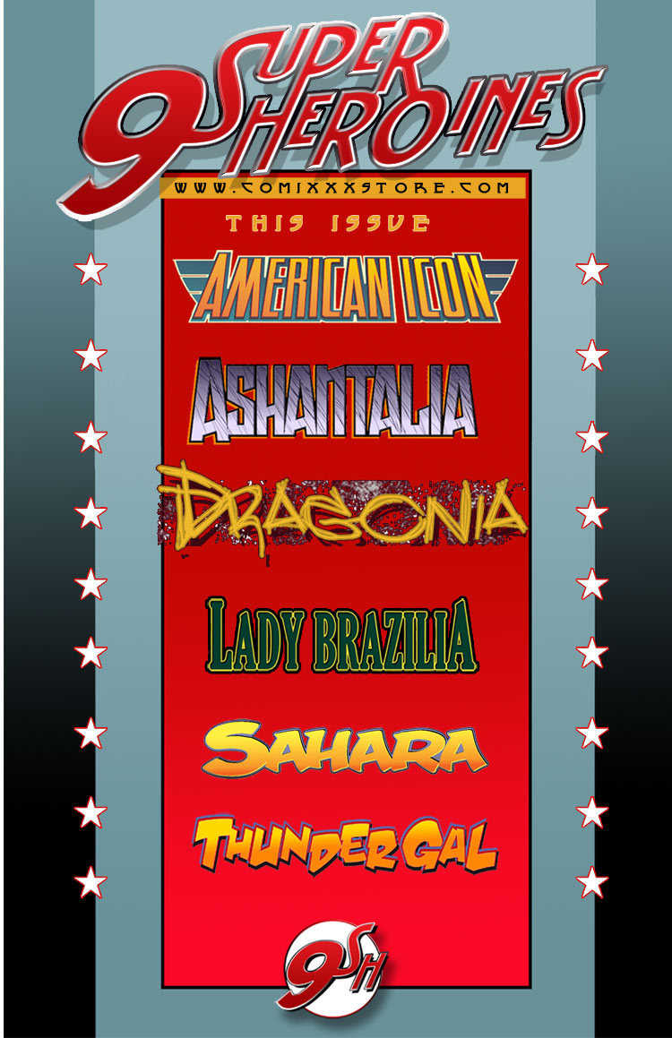 9 Superheroines - The Magazine #10 page 2 full