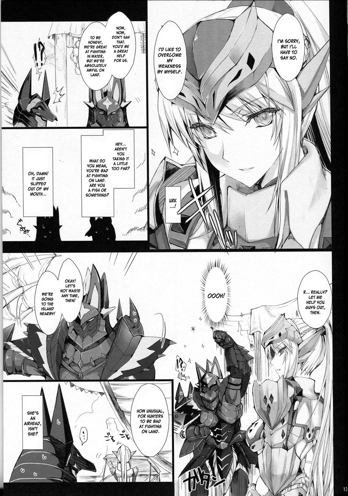Monhan no Erohon 12 page 12 full