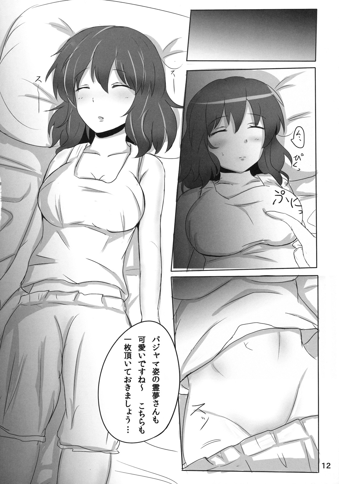 Reimu-san Ura Shuzai Kiroku page 12 full