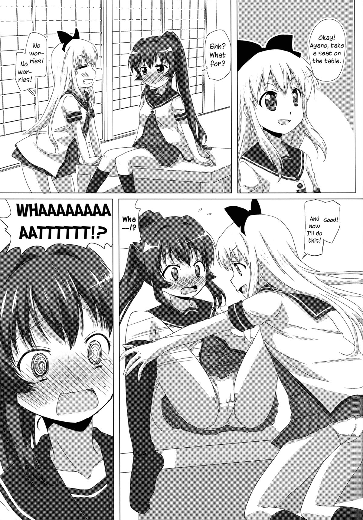 Sugiura Ayano wa Toshinou Kyouko o Sasou Youna Me de Miteru! | Sugiura Ayano is Looking at Toshino Kyouko with Inviting Eyes! page 12 full