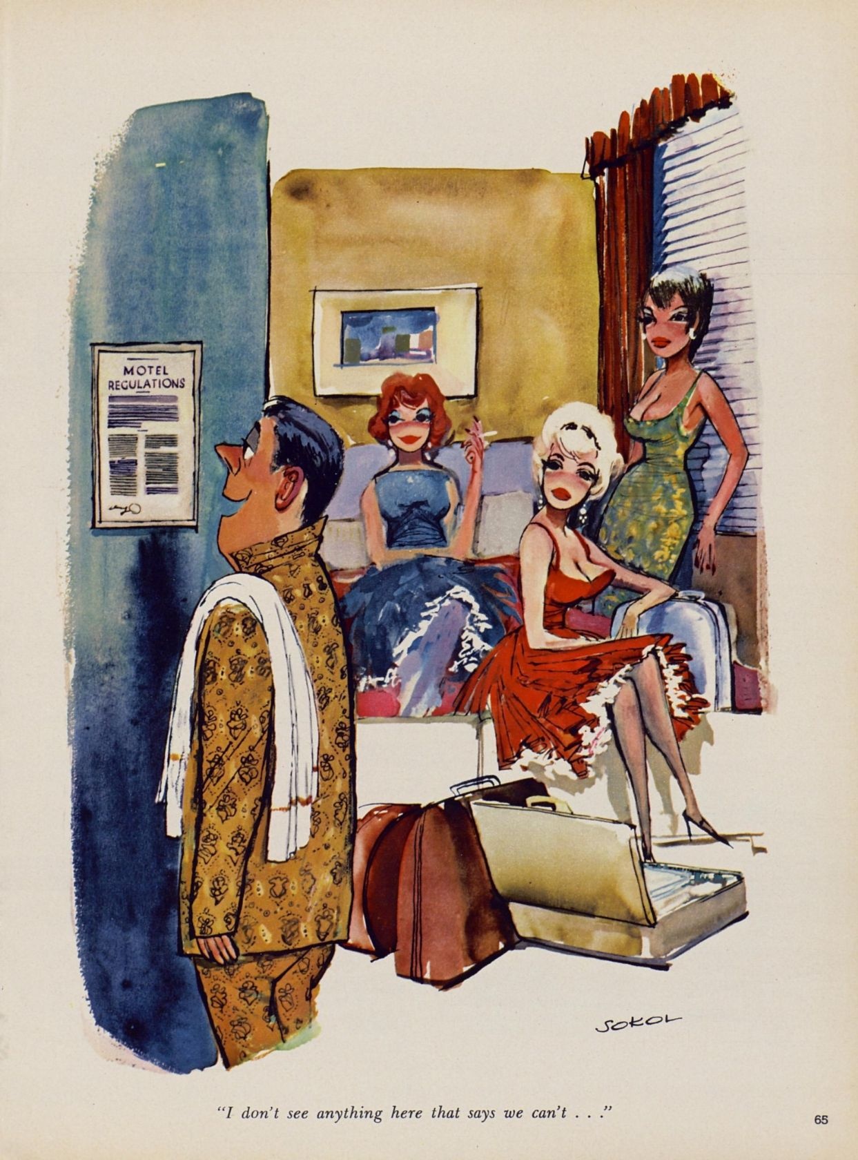 Erich Sokol - Playboy cartoons page 12 full
