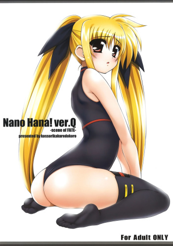 (C81) [Kossorikakuredokoro (Island)] Nano Hana! ver.Q -scene of FATE- (Magical Girl Lyrical Nanoha) cover