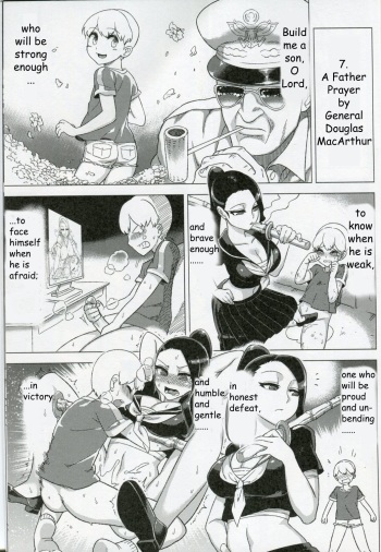 (FF21) [Turtle.Fish.Paint (Abi Kamesennin)] A Father's Prayer by General Douglas MacArthur (Dounen Hakai #04 ～Kokugo no Kyouka‧sho～ Vol.2 )[English] cover