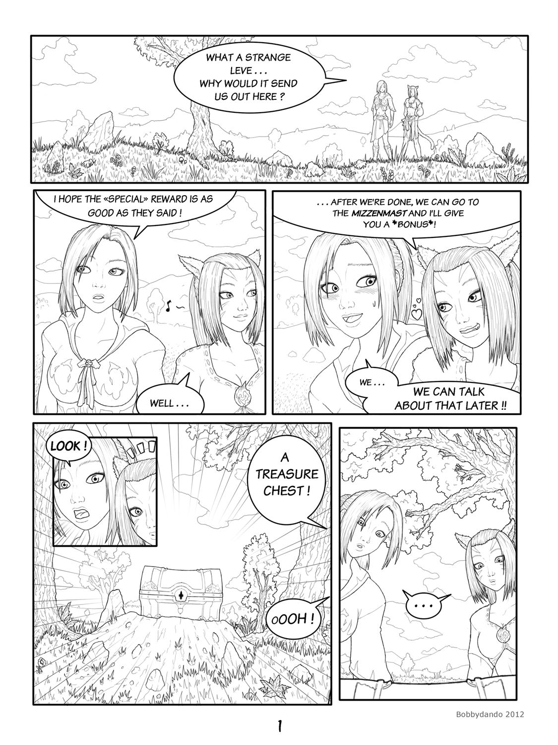 The Naughty Levequest page 1 full