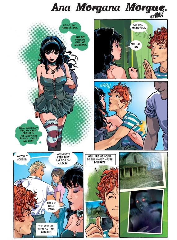 El Jueves - Pencomix - by Milk - Ana Morgana - English Translation page 1 full