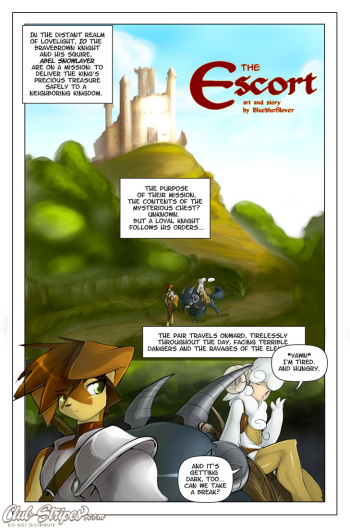 [Club Stripes (Blueblur8lover)] The Escort cover