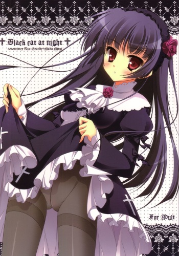 (C79) [Rio Grande (Mitsui Mana)] Black cat at night (Ore no Imouto ga Konna ni Kawaii Wake ga Nai) cover