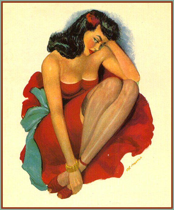 Al Moore pin-up's page 12 full