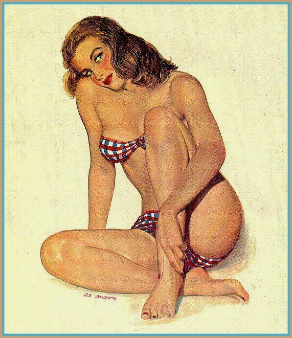 Al Moore pin-up's page 4 full