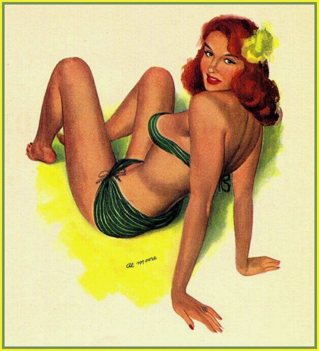 Al Moore pin-up's page 9 full