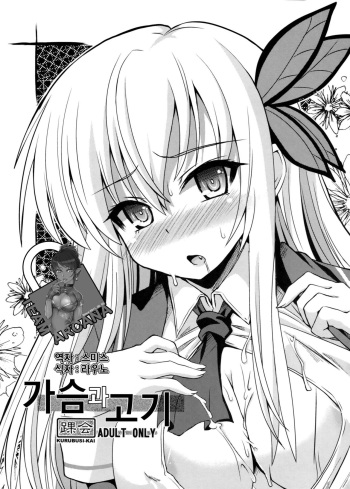 [KURUBUSI-KAI (Shinshin)] Chichi to Niku (Boku wa Tomodachi ga Sukunai) (korean) cover