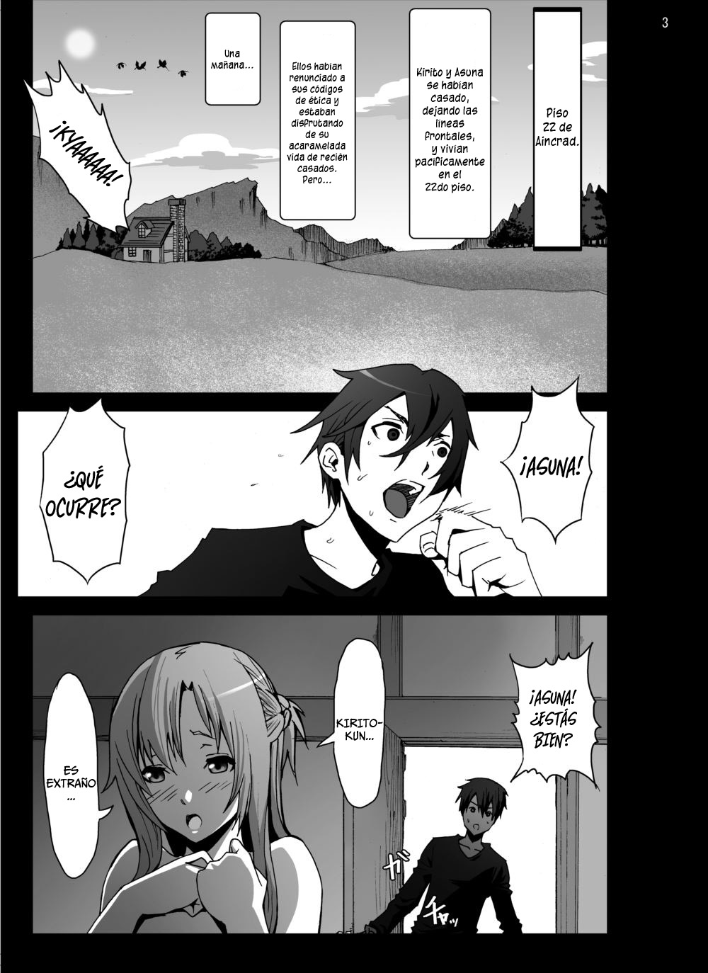 Asuna o Bakunyuni Shite Mita | I Gave Asuna Giant Tits   =HACHInF & P666HF= page 3 full