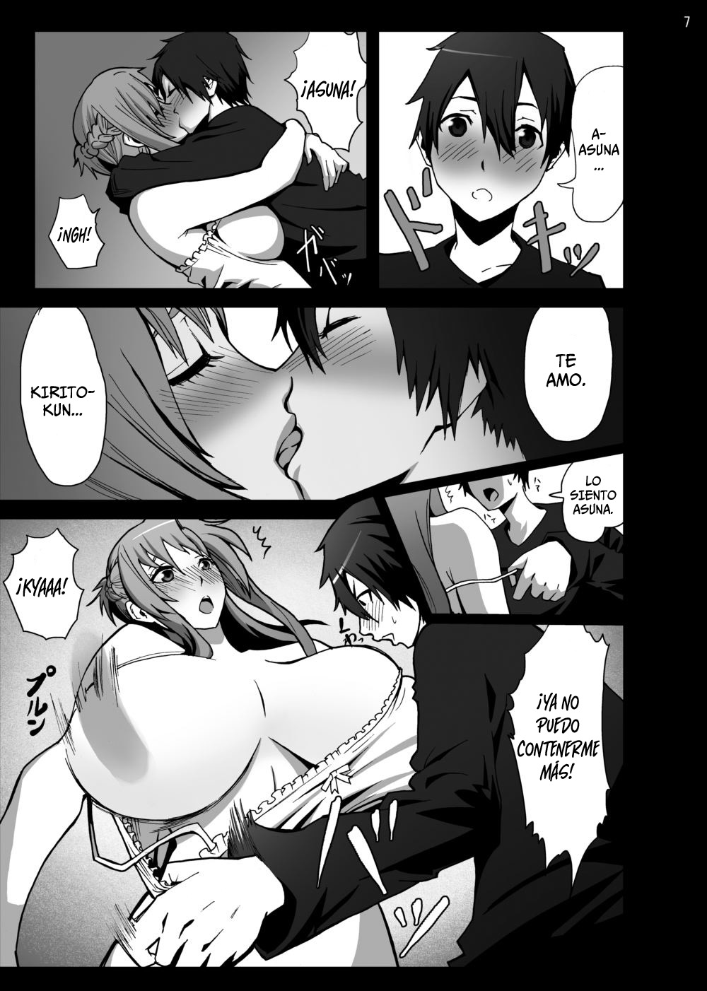 Asuna o Bakunyuni Shite Mita | I Gave Asuna Giant Tits   =HACHInF & P666HF= page 7 full