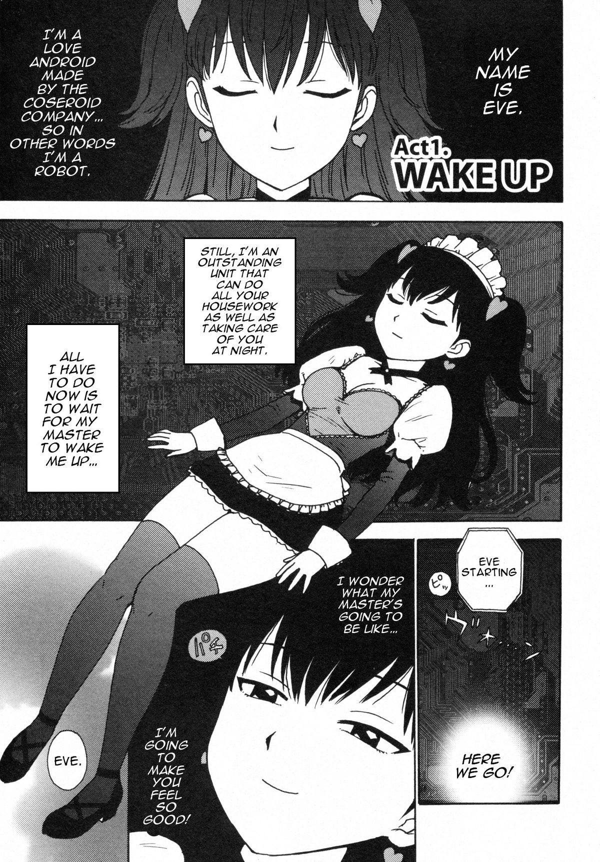 Eve to Love - Eve and Love, The Mechanical sweethearts. page 7 full