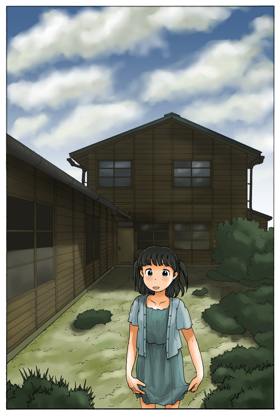 アパートの中庭に page 2 full