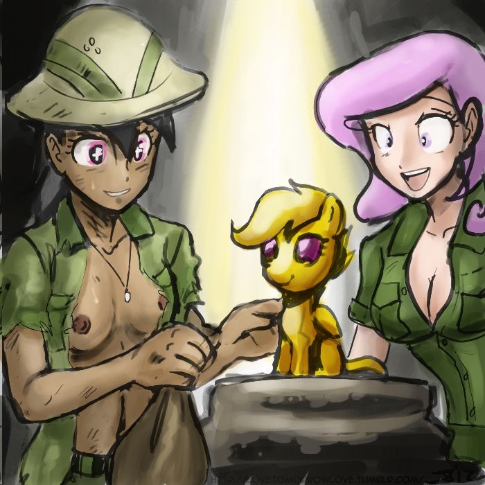 Daring Do and The Golden Scootaloo Colored + 5 Bonus Pics page 6 full