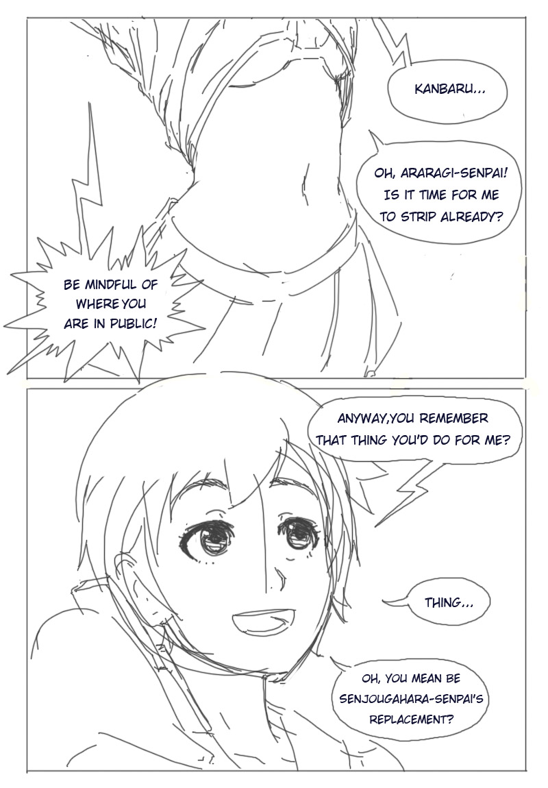 Araragi X Kanbaru Doujin page 2 full