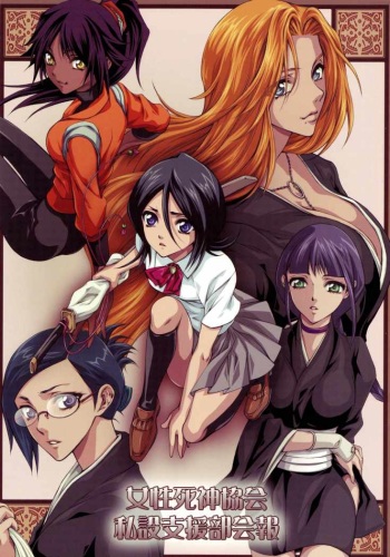 (C68) [Aozora Yuugi (Chin Chin)] Josei Shinigami Kyoukai Shisetsu Shienbu Kaihou (Bleach) [Spanish] cover