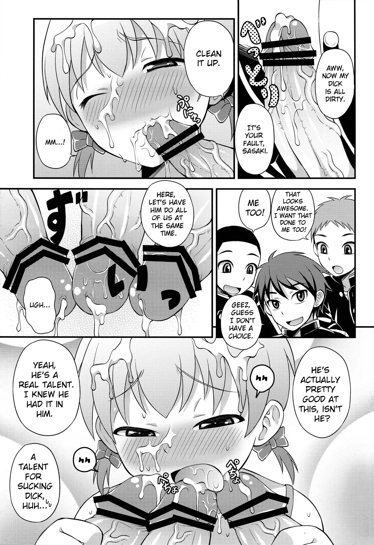 Iinchou ga Ore Tachi no Tame ni Chou Ganbatte Kureru Hon | The class president is taking it for the team  =SW= page 11 full