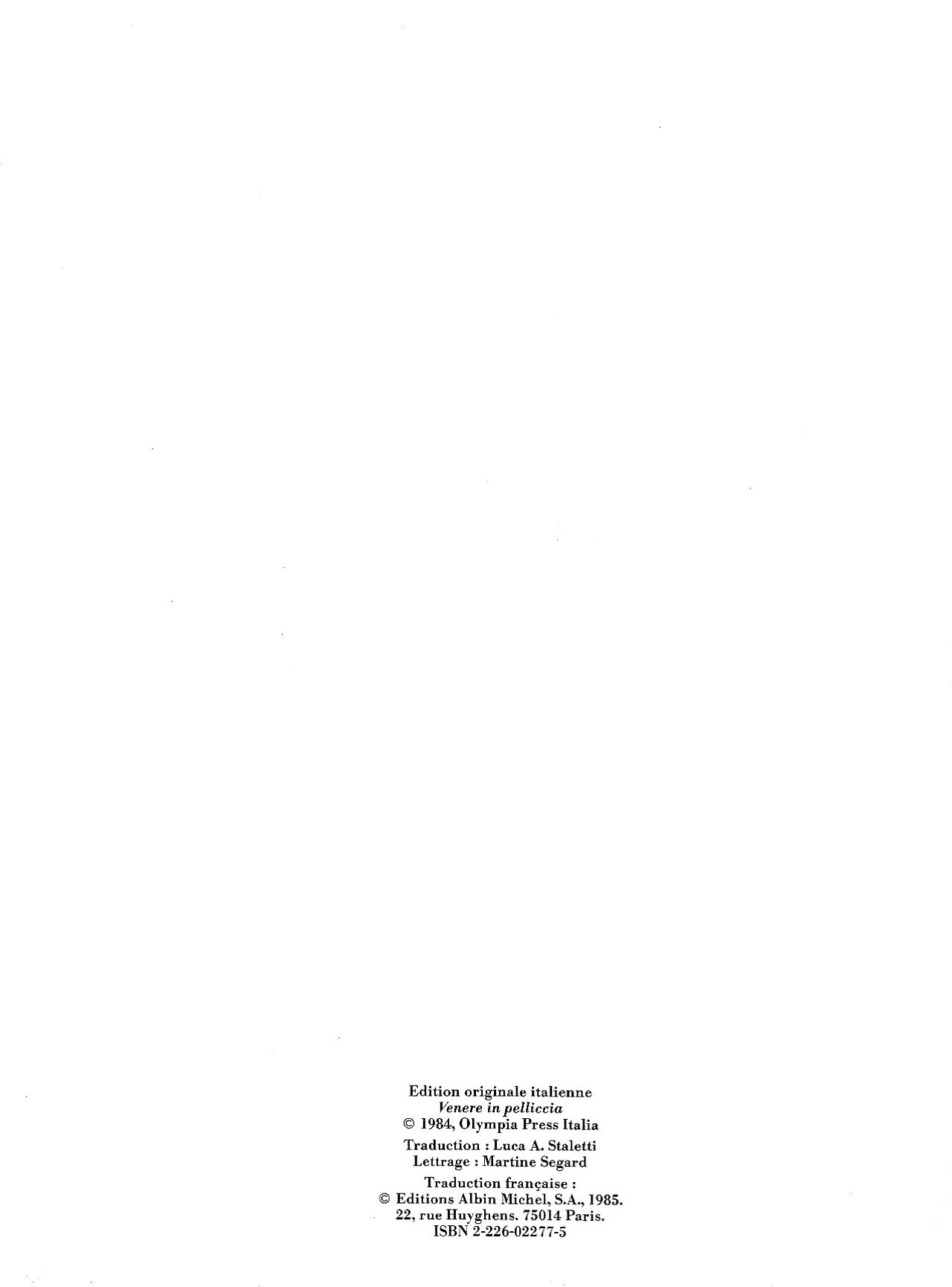 Vénus à la Fourrure page 5 full