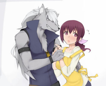 [Abubu] Hoshizora-taku ni Isourou shiteru Wolfrun ga Ikuyo ni Hankyousei Sex Zanmai | A Freeloading Wolfrun coerces Ikuyo into having sex (Smile PreCure!) [English] cover