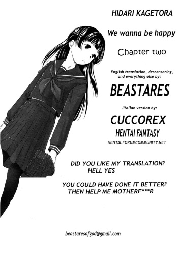 (Hidari Kagetora) We wanna be happy chapter two [Descensored] (English) [BEASTARES] cover