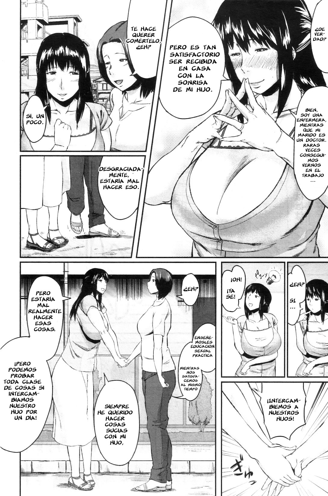 haciendo un intercambio de hijos Cap. 1 page 8 full