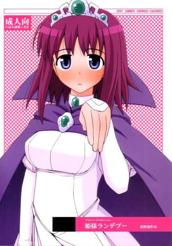(C72) [Konno Seisakubou (Konno Azure)] Hime-sama Rendez-vous (Zero no Tsukaima) [English] [rookie84] [Decensored] cover
