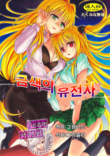 (C82) [Takumi na Muchi (Takumi na Muchi)] Kiniro no Idenshi | 금색의 유전자 (To LOVE-Ru Darkness) [Korean] [Team 아키바] cover