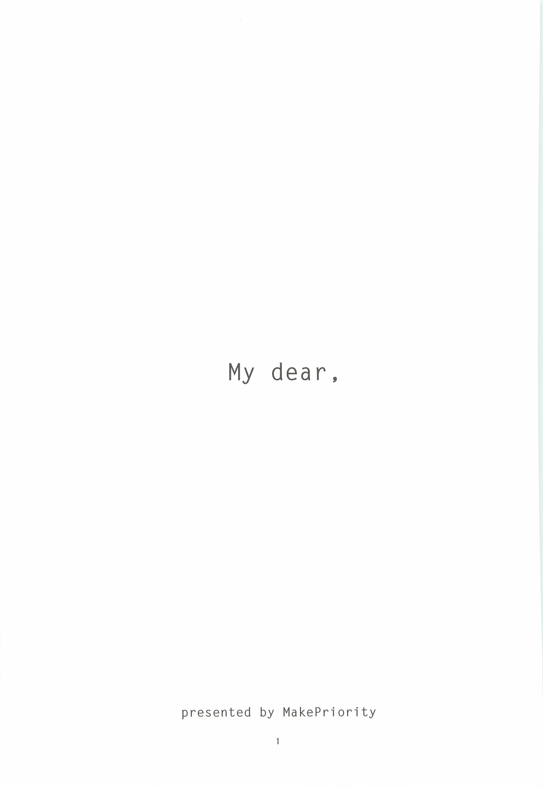 Mydear, page 2 full