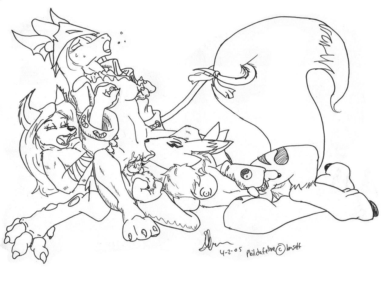 Renamon B&W page 2 full
