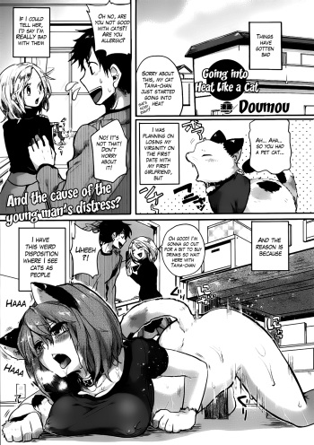 [Doumou] Nyanko na Hatsujouki | Going Into Heat Like a Cat (Comic Unreal 2013-02 Vol. 41) [English] [The Lusty Lady Project] cover