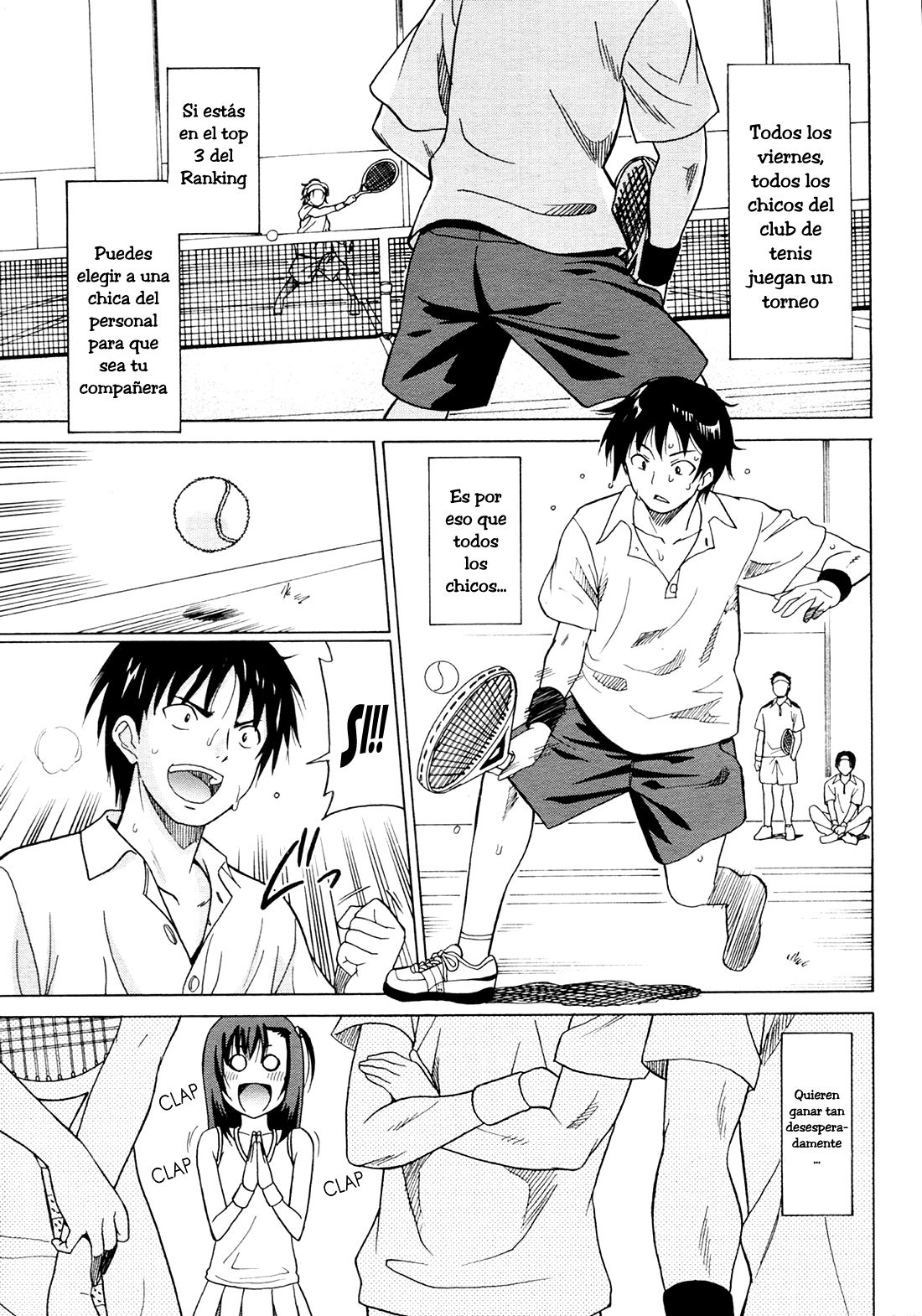 Joshikousei no Koshitsuki ~Tennis Bu-hen~ | The Tennis Club page 1 full
