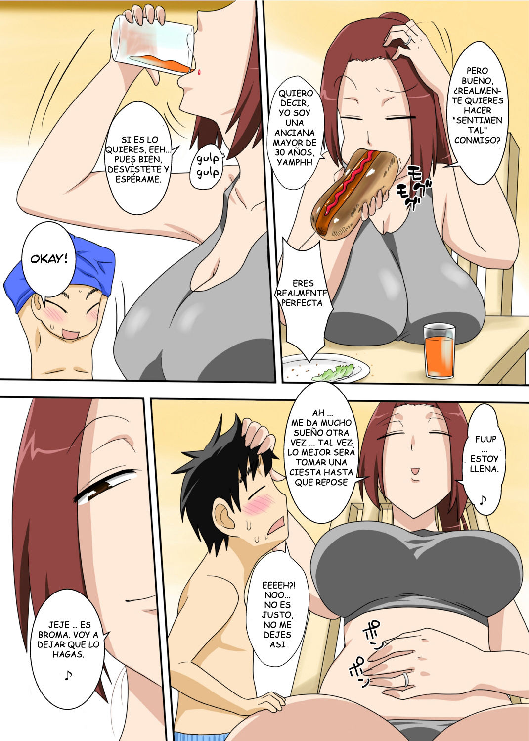 Muchi-Muchi Kyojo no Oba-chan to Eroi Koto Suru ze! page 11 full