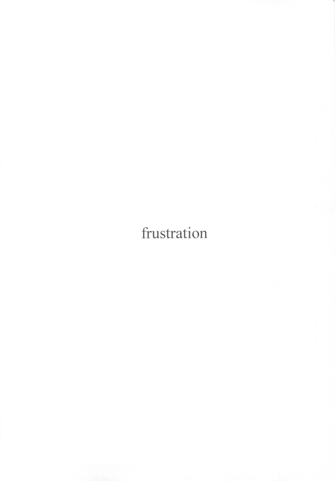 FRUSTRATION page 3 full