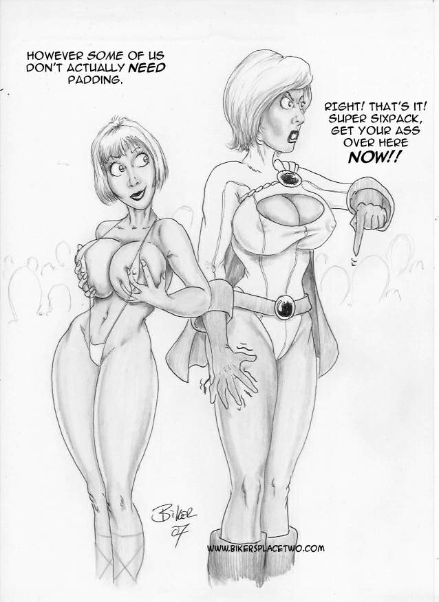 Thong girl meets Power Girl page 5 full