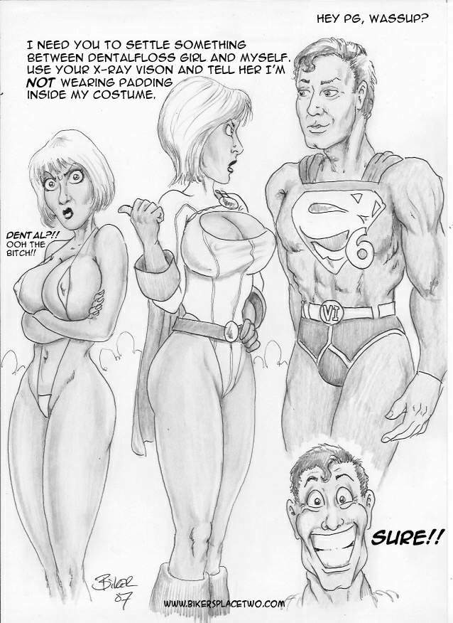 Thong girl meets Power Girl page 6 full