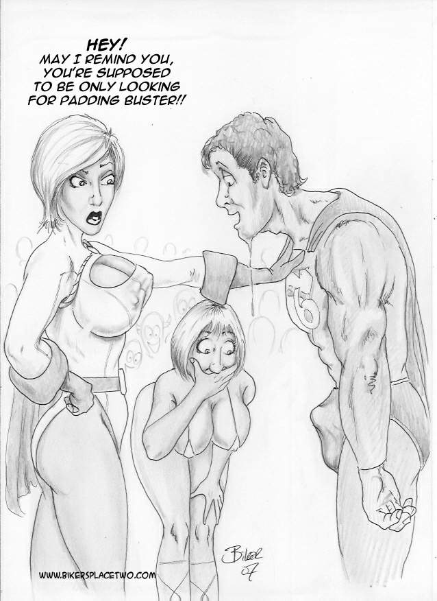 Thong girl meets Power Girl page 7 full