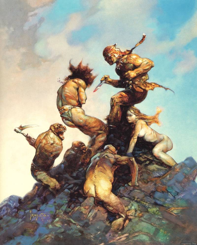 Simon Bisley & Frank Frazetta Art Collection page 3 full